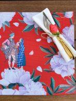 White, Red Placemat Collection. Code ASK2102