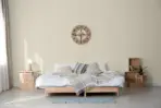 Linen Textile Inspired Subtle Texture Pattern Wallpaper Cream Code 3700-1 - Image 3