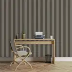 Striped Wallpaper Brown Code 3704-6 - Image 2