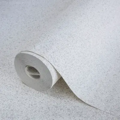 Mica Stone Inspired Plain Texture Wallpaper Silver Code 3713-2