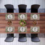 Green Placemat Collection. Code ASK2118