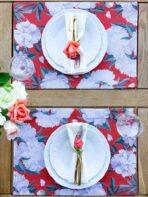 White, Red Placemat Collection. Code ASK2102 - Image 3