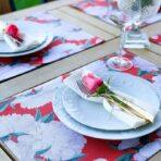 White, Red Placemat Collection. Code ASK2102 - Image 5