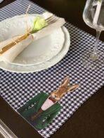 White, Black Placemat Collection. Code ASK2101 - Image 4