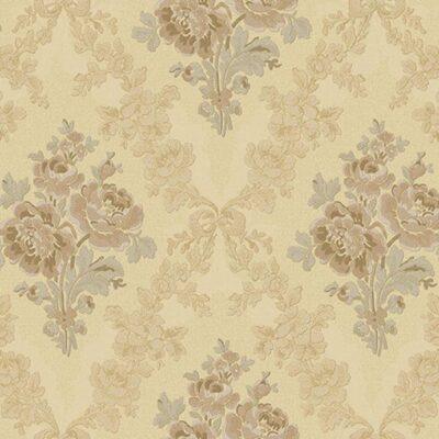 Classic Floral Damask ornament wallpaper Dark Beige Code 5802-2