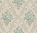Classic Floral Damask ornament wallpaper Blue Beige Code 5802-3