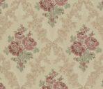 Classic Floral Damask ornament wallpaper Brown Light Code 5802-4