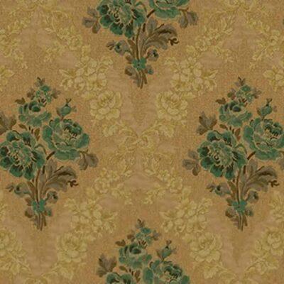 Classic Floral Damask Ornament Wallpaper Brown Dark Code 5802-5