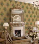 Classic Floral Damask ornament wallpaper Brown Light Code 5802-4 - Image 3