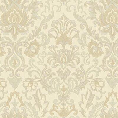 Bold Classical Damask design wallpaper Light Beige Code 5804-2