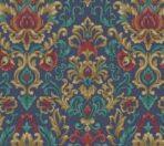 Bold Classical Damask design wallpaper Dark Bule Code 5804-6