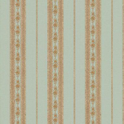 Classic delicate striped ornament wallpaper Blue Beige Code 5808-3