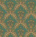 Rich Classical Damask design wallpaper Dark Green Code 5809-5