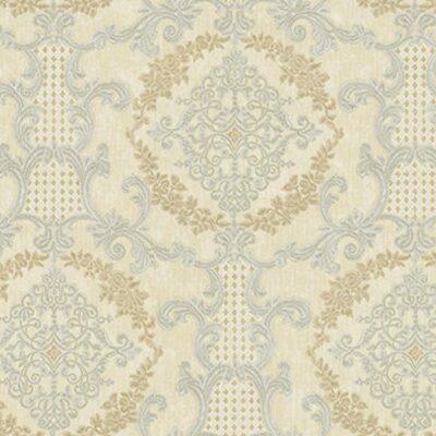 Damask pattern wallpaper Light Beige Code 6802-2