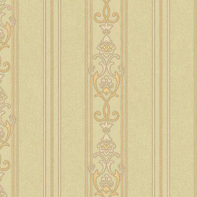 Classic striped ornament wallpaper Dark beige Code 6805-4