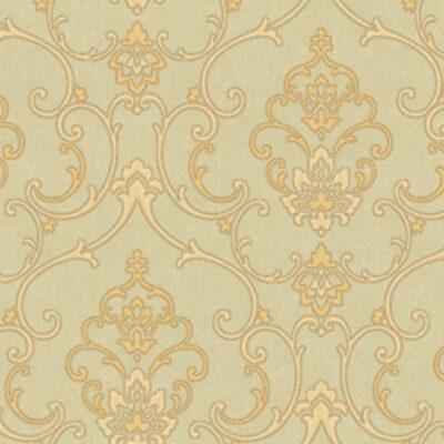 Classical ornament wallpaper Gold beige Code 6806-4