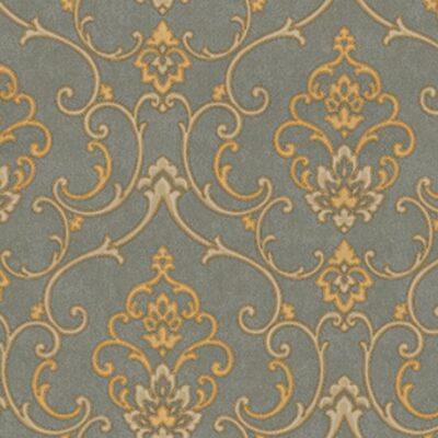 Classical ornament wallpaper Gold Gray Code 6806-5