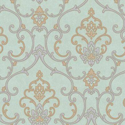 Classical ornament wallpaper Blue Gray Code 6806-6