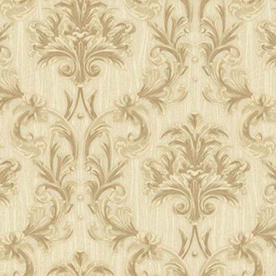 Damask rich ornament wallpaper Gold Cream Code 6808-2