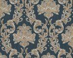 Damask rich ornament wallpaper Blue Brown Code 6808-5