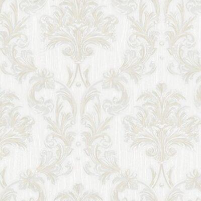 Damask rich ornament wallpaper Faded Beige Code 6808-6