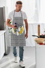 Code AP110 –  Gray Apron Collection - Image 2