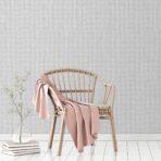 Rough linen cloth texture wallpaper White Code 7801-1 - Image 2