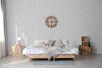 Rough linen cloth texture wallpaper White Code 7801-1 - Image 4