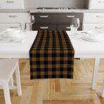 Code TR114 - Table Runner Collection Black, Yellow
