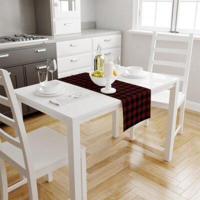 Code TR113 - Table Runner Collection Black, Red