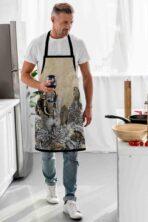 Code AP118 –  Gray Apron Collection - Image 2