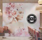 Beauty Center MURAL WALLPAPER, Available in Various Paper Texture, Code B100. 105 CM WIDE ROLL PANELS. - Image 2