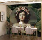 Beauty Center MURAL WALLPAPER, Available in Various Paper Texture, Code B102. 105 CM WIDE ROLL PANELS. - Image 2