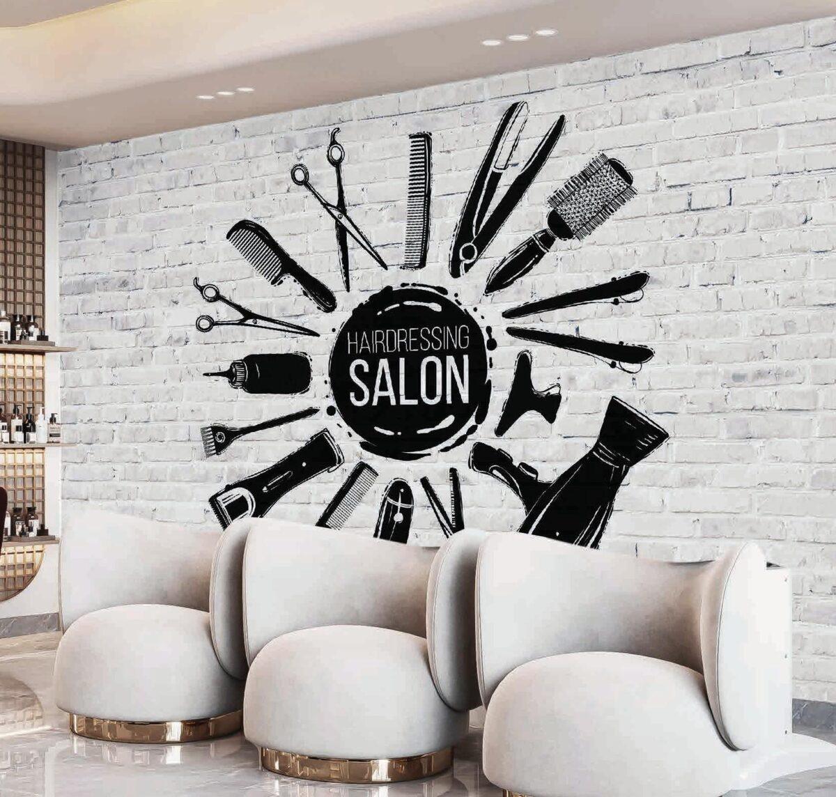 Beauty Center MURAL WALLPAPER, Available in Various Paper Texture, Code B103. 105 CM WIDE ROLL PANELS. - Image 2