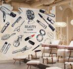 Beauty Center MURAL WALLPAPER, Available in Various Paper Texture, Code B104. 105 CM WIDE ROLL PANELS. - Image 2