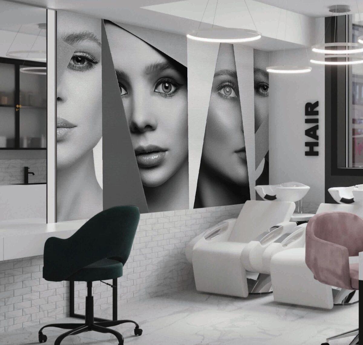 Beauty Center MURAL WALLPAPER, Available in Various Paper Texture, Code B111. 105 CM WIDE ROLL PANELS. - Image 2