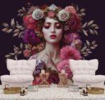 Beauty Center MURAL WALLPAPER, Available in Various Paper Texture, Code B119. 105 CM WIDE ROLL PANELS. - Image 2