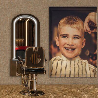 Code B150 - Barber Shop Mural Wallpaper