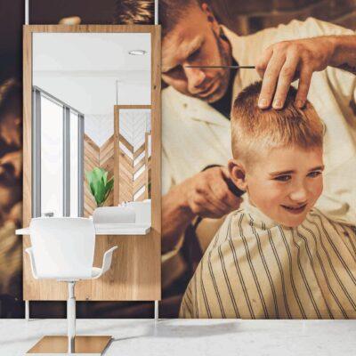 Code B151 - Barber Shop Mural Wallpaper
