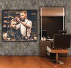 Code B152 - Barber Shop Mural Wallpaper