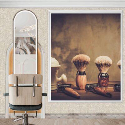 Code B153 - Barber Shop Mural Wallpaper