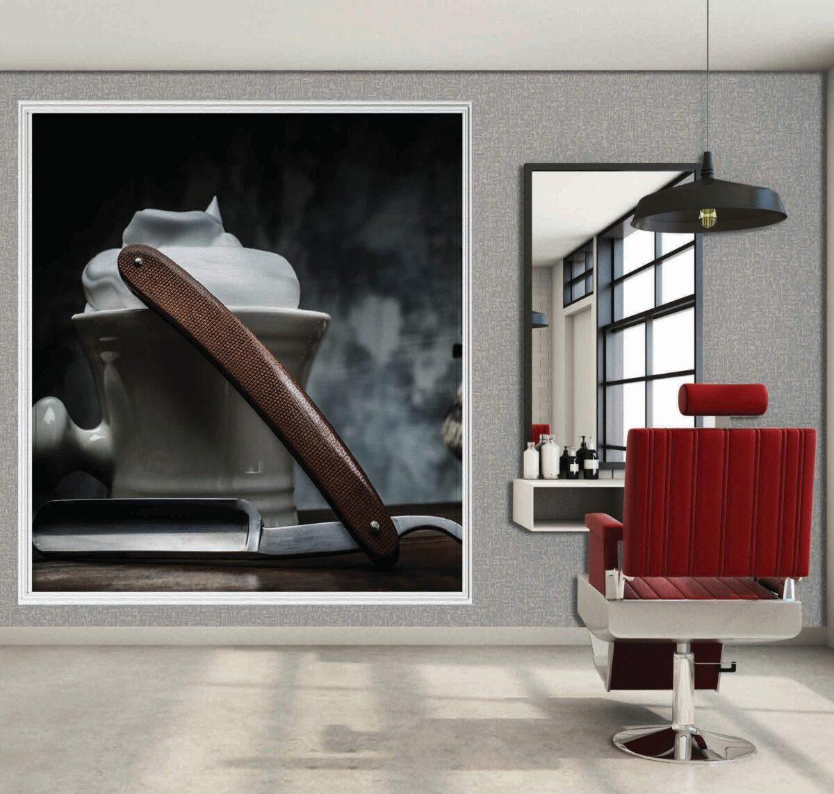 Code B155 - Barber Shop Mural Wallpaper - Image 1
