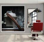Code B155 - Barber Shop Mural Wallpaper