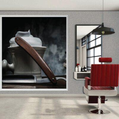 Code B155 - Barber Shop Mural Wallpaper