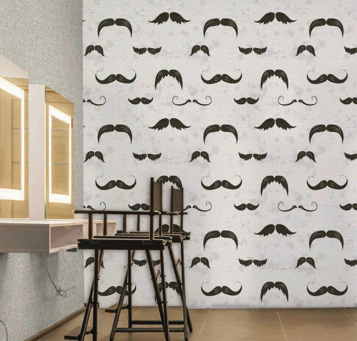 Code B159 - Barber Shop Mural Wallpaper - Image 1