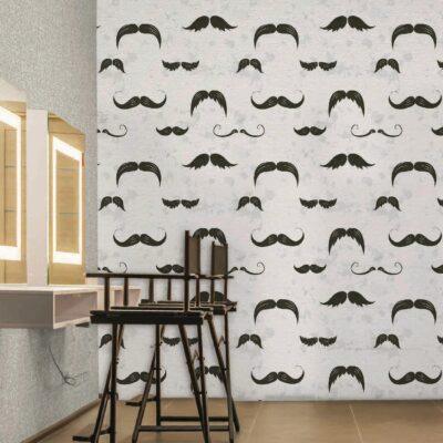 Code B159 - Barber Shop Mural Wallpaper