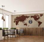 Coffee Bar, VINYL FABRIC TEXTILE Wall Mural in Different Texture, Code C107. It is produced as ONE PIECE WITHOUT JOINT. - Image 2