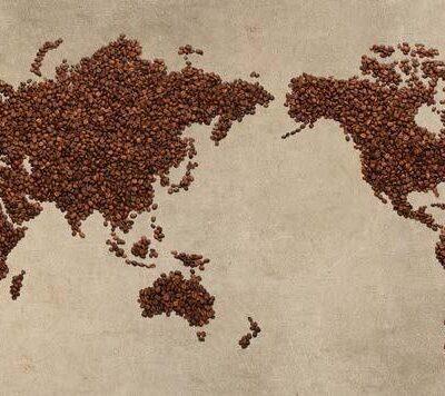 Coffee Bar, VINYL FABRIC TEXTILE Wall Mural in Different Texture, Code C107. It is produced as ONE PIECE WITHOUT JOINT.