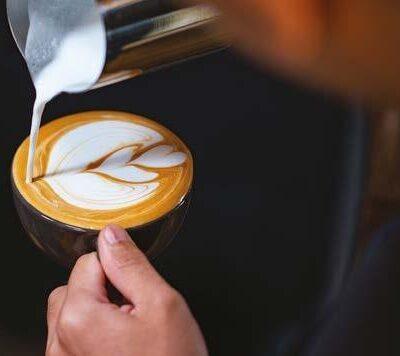 Coffee Bar MURAL WALLPAPER, Available in Various Paper Texture, Code C115. 105 CM WIDE ROLL PANELS.