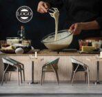 Coffee Bar MURAL WALLPAPER, Available in Various Paper Texture, Code C132. 105 CM WIDE ROLL PANELS. - Image 2